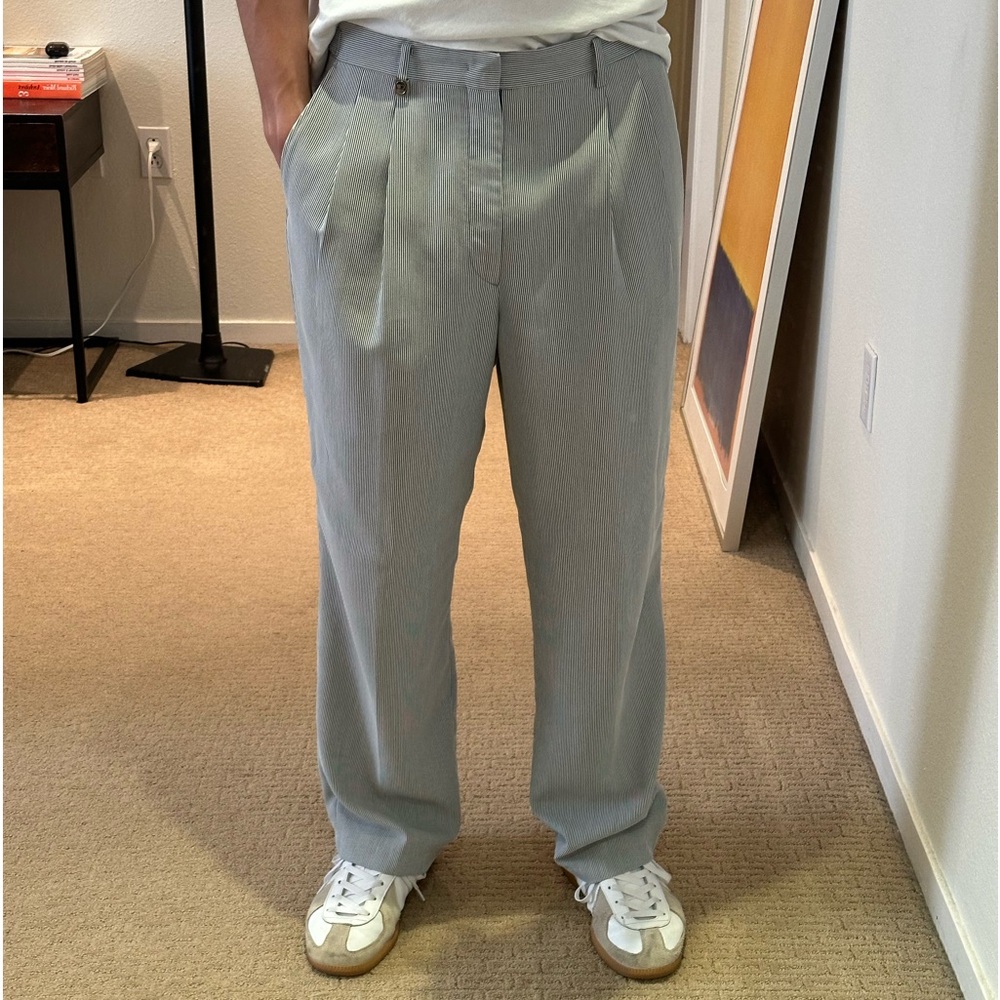 Vintage Christian Dior Striped Trousers